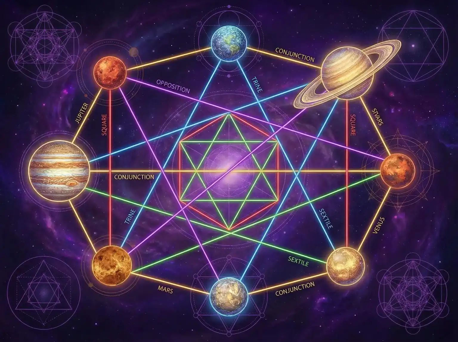 行星相位解读 - 神马视频在线观看视频 | 占星学进阶